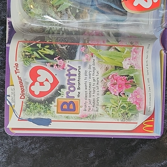 TY 2000 McDonald's Bronty the Brontosaurus - Picture 2 of 6